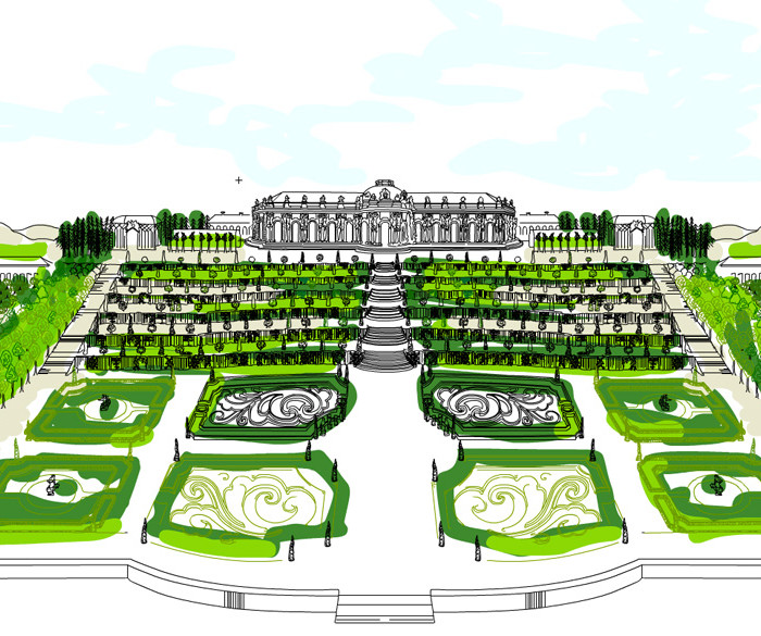 Sanssouci mit Garten