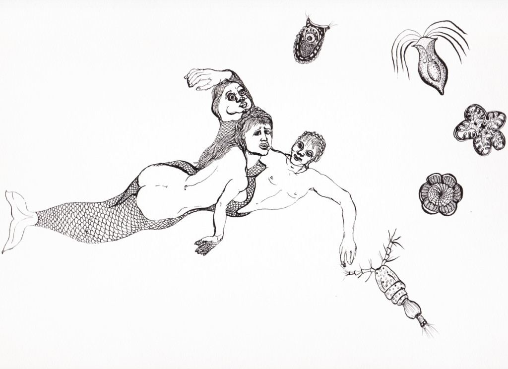 Nixe und Wassermänner